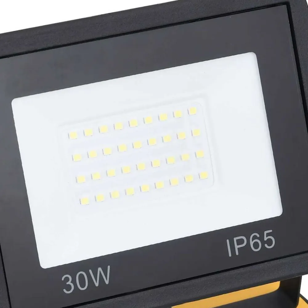 vidaXL Iluminación-Foco LED con asa 2x30 W blanco frío