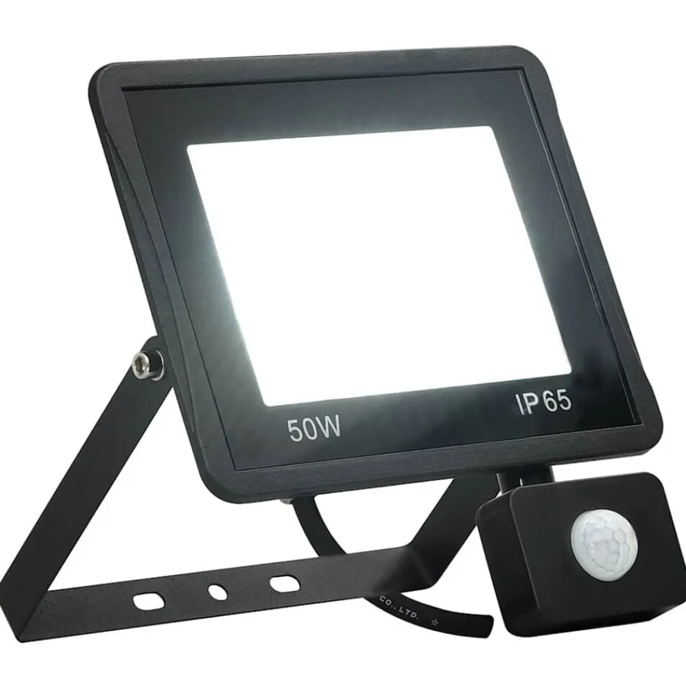 vidaXL Iluminación-Foco LED con sensor 50 W blanco frío