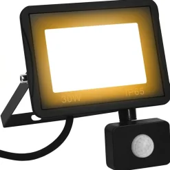 vidaXL Foco LED con sensor 30 W blanco cálido Blanco c&aacute;lido New