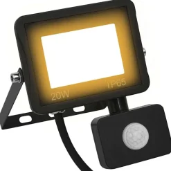 vidaXL Iluminación-Foco LED con sensor 20 W blanco cálido