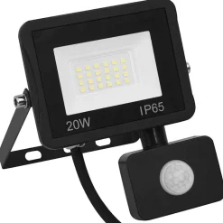 vidaXL Iluminación-Foco LED con sensor 20 W blanco cálido
