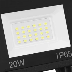 vidaXL Iluminación-Foco LED con sensor 20 W blanco cálido