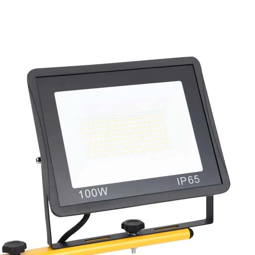 vidaXL Foco LED con trípode 2x100 W blanco frío Blanco frío Discount