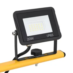 vidaXL Iluminación-Foco LED con trípode 2x20 W blanco frío