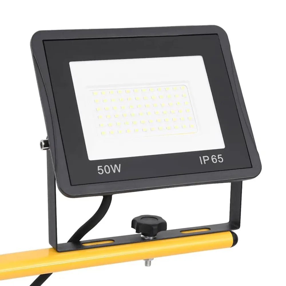 vidaXL Foco LED con trípode 2x50 W blanco frío Blanco frío Online
