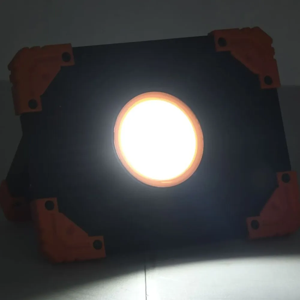 vidaXL Iluminación-Foco LED portátil ABS 10 W blanco frío