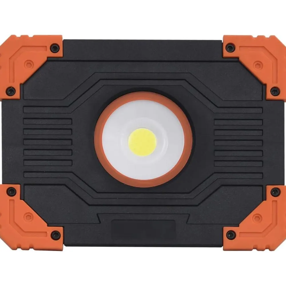 vidaXL Iluminación-Foco LED portátil ABS 10 W blanco frío