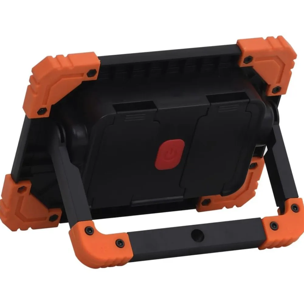 vidaXL Iluminación-Foco LED portátil ABS 10 W blanco frío