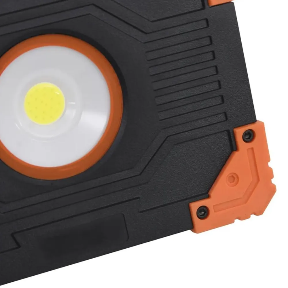 vidaXL Iluminación-Foco LED portátil ABS 10 W blanco frío
