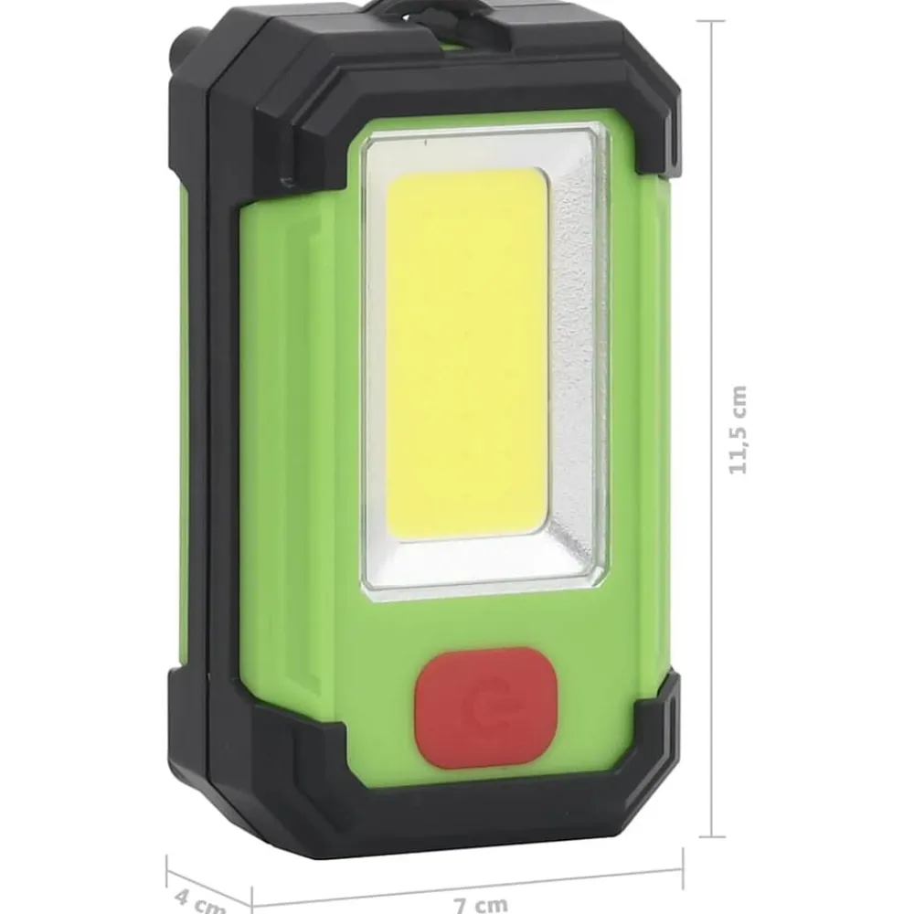 vidaXL Foco LED portátil con energía solar 7 W blanco frío Clearance