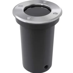 vidaXL Focos LED empotrables de suelo de jardín redondos 3 uds Discount
