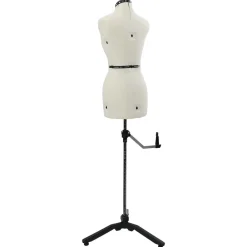 vidaXL Forma de vestido ajustable femenina s Terciopelo Crema Sale