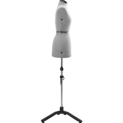 vidaXL Forma de vestido ajustable femenina s Terciopelo Gris Clearance