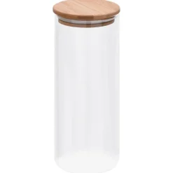 vidaXL Cocina Y Comedor-Frasco de Vidrio 10 pcs Transparente 8,5 x 8,5 x 21,5 cm