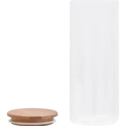 vidaXL Cocina Y Comedor-Frasco de Vidrio 10 pcs Transparente 8,5 x 8,5 x 21,5 cm