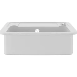 vidaXL Fontanería-Fregadero de cocina de granito con un seno