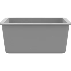 vidaXL Fontanería-Fregadero de cocina de granito con un seno