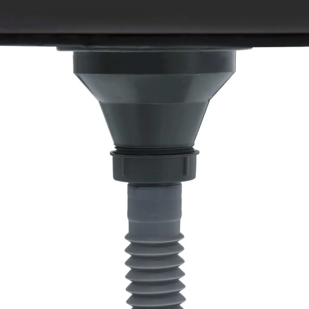 vidaXL Fontanería-Fregadero de cocina de acero inoxidable
