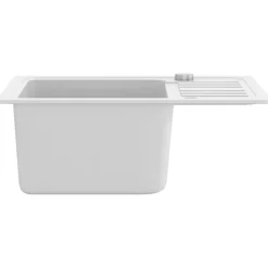 vidaXL Fontanería-Fregadero de cocina con un seno granito