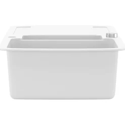 vidaXL Fontanería-Fregadero de cocina con dos senos de granito