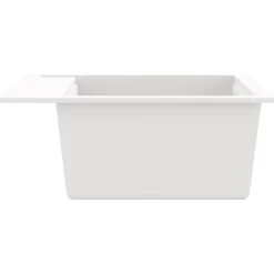 vidaXL Fontanería-Fregadero de cocina de granito con un seno