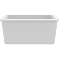 vidaXL Fregadero de cocina con un seno granito Blanco