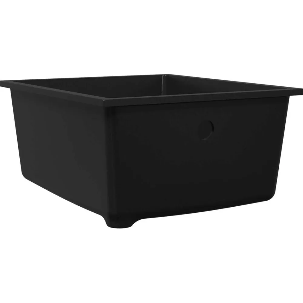 vidaXL Fregadero de cocina 38 x 44 x 20 cm granito Negro Hot