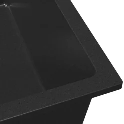 vidaXL Fregadero de cocina 38 x 44 x 20 cm granito Negro Hot