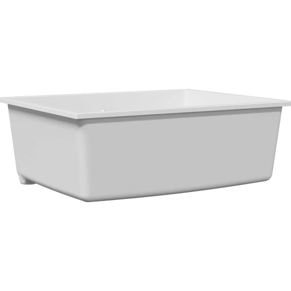 vidaXL Fontanería-Fregadero de cocina 54 x 44 x 20 cm granito