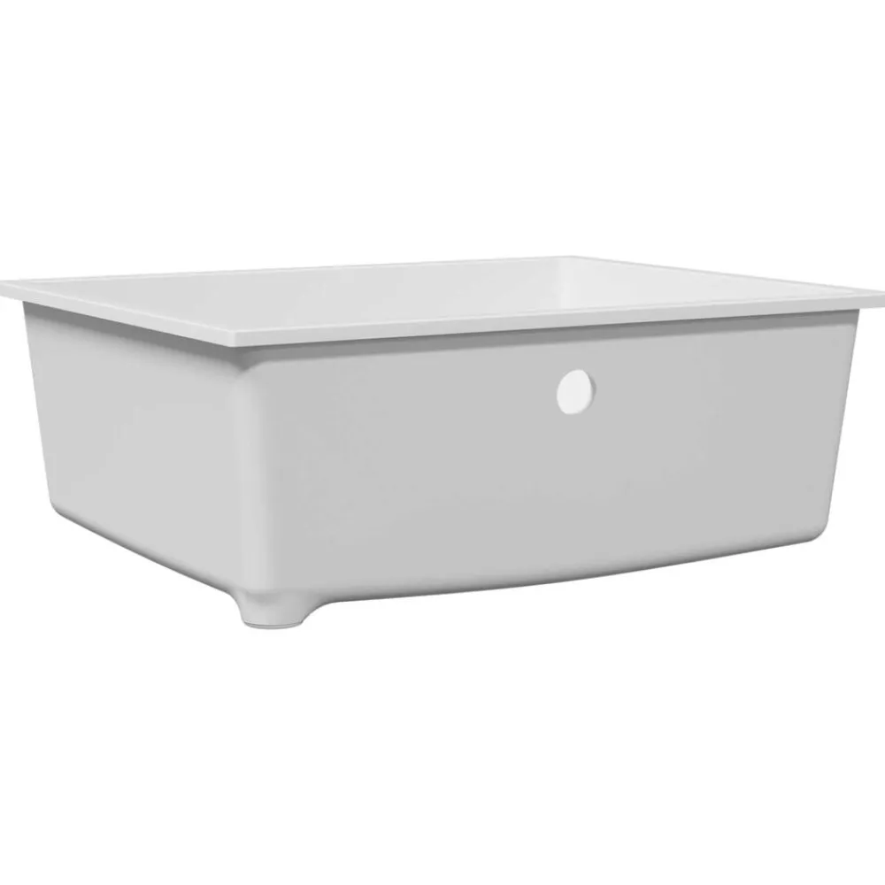 vidaXL Fontanería-Fregadero de cocina 54 x 44 x 20 cm granito