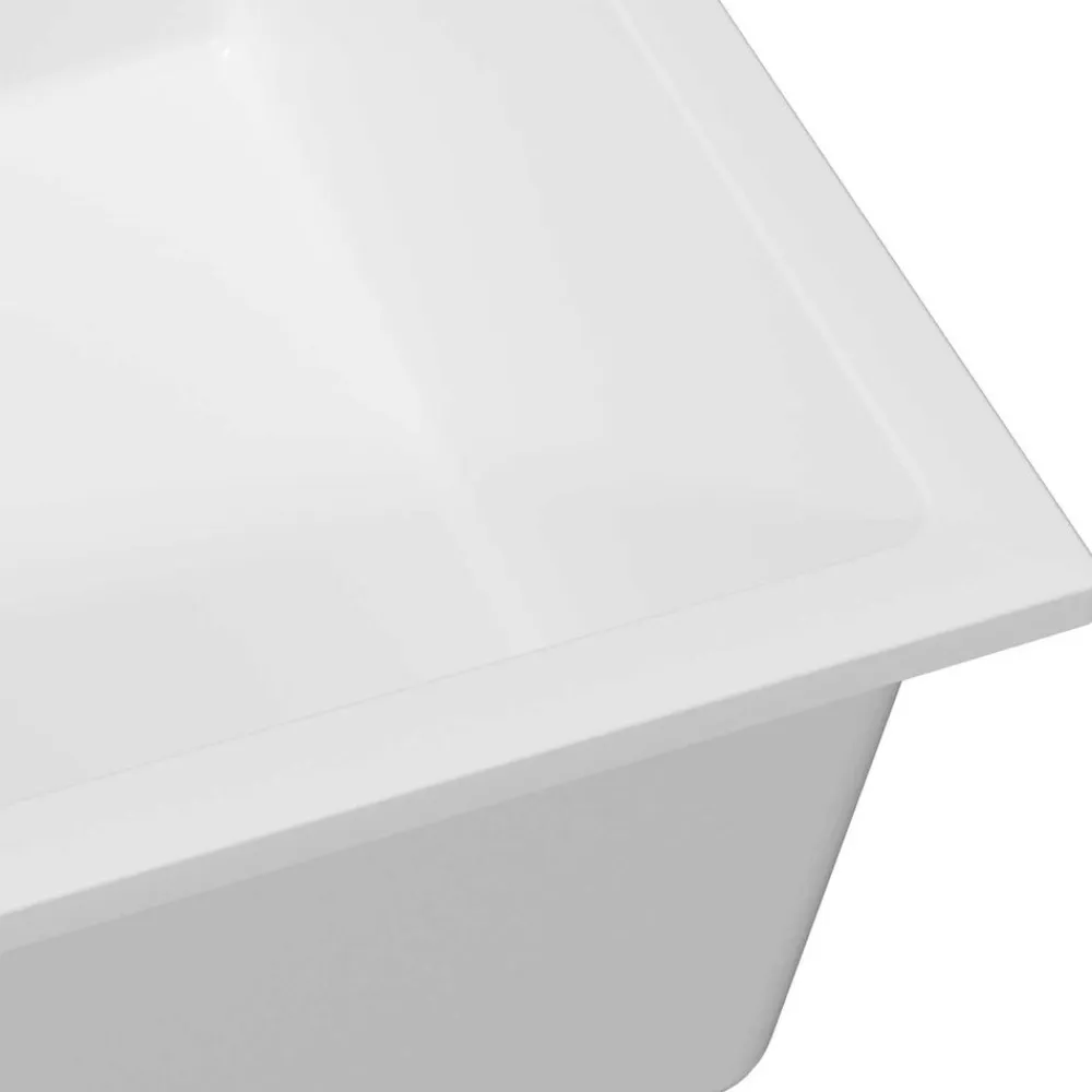 vidaXL Fontanería-Fregadero de cocina 54 x 44 x 20 cm granito