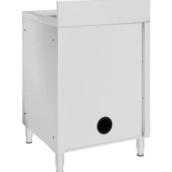 vidaXL Restauración-Fregadero de cocina profesional acero inoxidable 60x60x96 cm