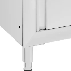 vidaXL Restauración-Fregadero de cocina profesional acero inoxidable 60x60x96 cm