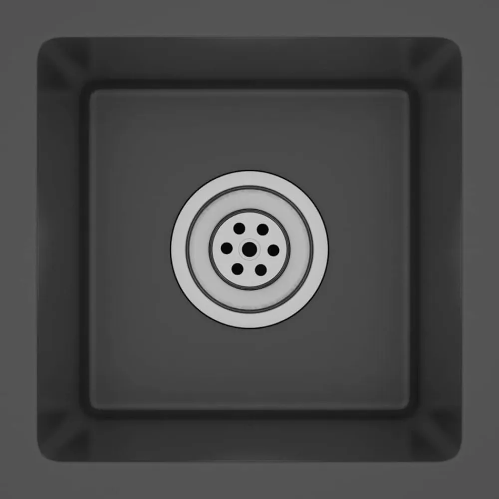 vidaXL Fontanería-Fregadero hecho a mano acero inoxidable