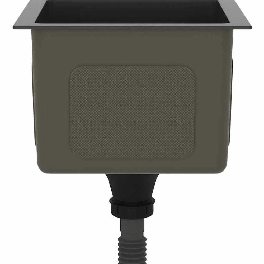 vidaXL Fontanería-Fregadero hecho a mano acero inoxidable