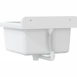 vidaXL Fontanería-Fregadero lavabo de pared resina 40x40x24 cm