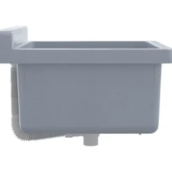 vidaXL Fontanería-Fregadero lavabo de pared resina 40x40x24 cm