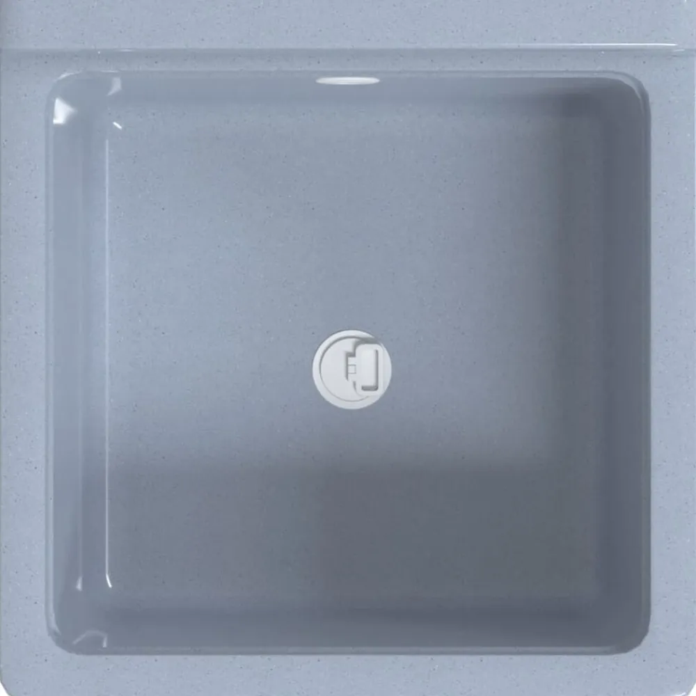 vidaXL Fontanería-Fregadero lavabo de pared resina 40x40x24 cm