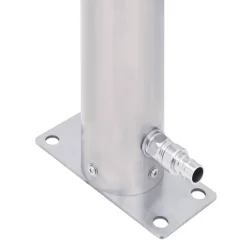 vidaXL Fuente de agua para jardín acero inoxidable redonda 40 cm Outlet
