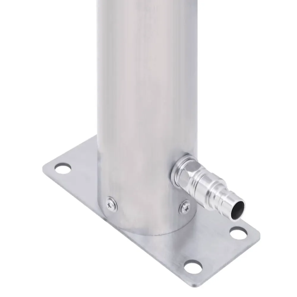 vidaXL Fuente de agua para jardín acero inoxidable redonda 40 cm Outlet