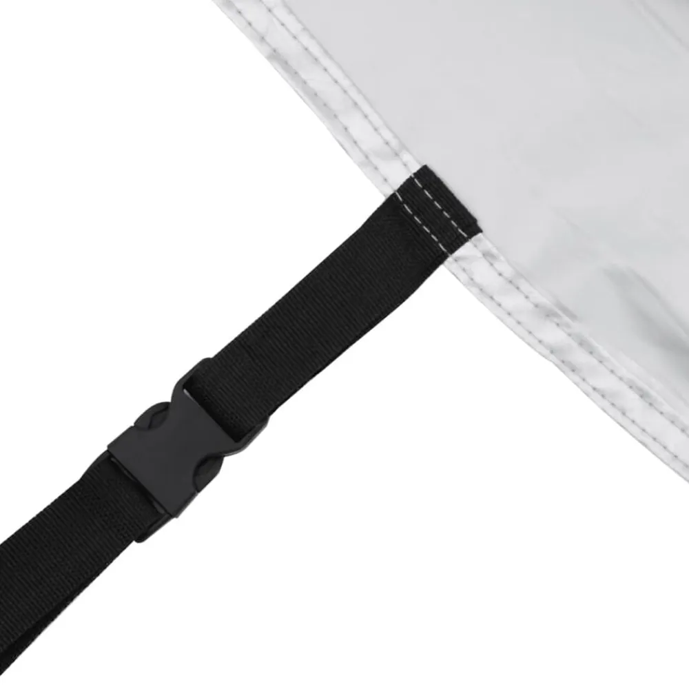 vidaXL Piezas Y Accesorios Para Vehículos-Funda coche completa SUV protección antigranizo M gris/plateado