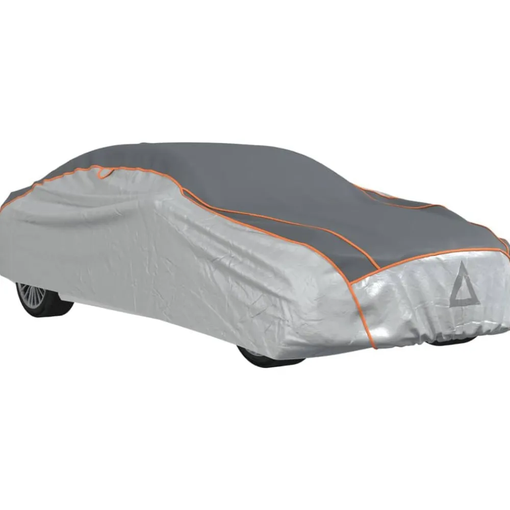 vidaXL Funda completa coche Sedan protección antigranizo S gris/plata Discount