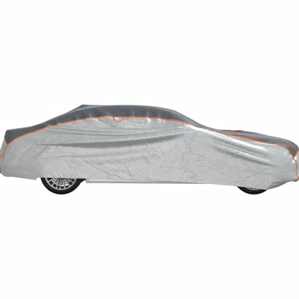 vidaXL Funda completa coche Sedan protección antigranizo S gris/plata Discount