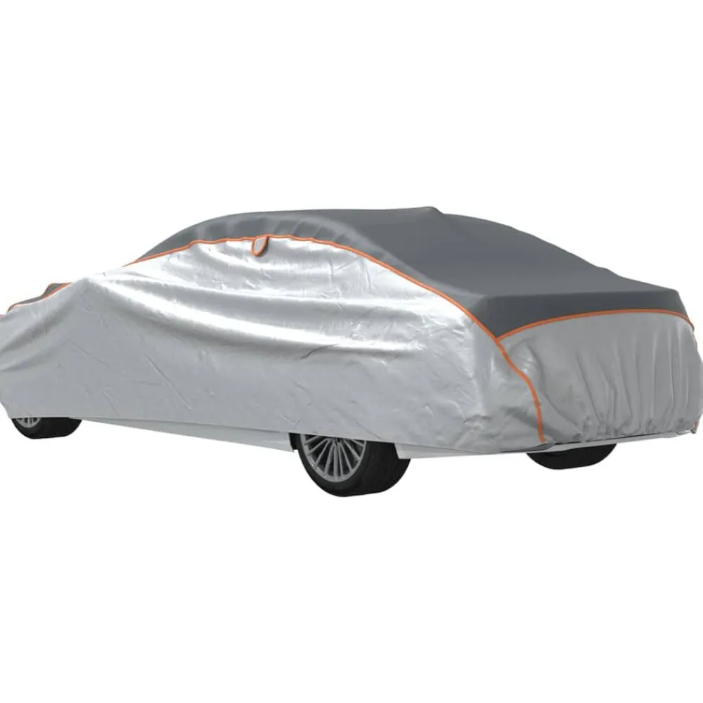 vidaXL Funda completa coche Sedan protección antigranizo S gris/plata Discount