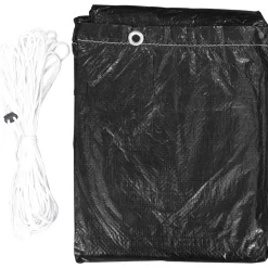 vidaXL Accesorios Para Muebles De Jardín-Funda de banco columpio 10 ojales 2 cremalleras 255x145x170 cm