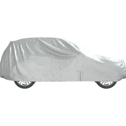 vidaXL Funda de coche para SUV con correas hebilla PEVA plateado M Discount