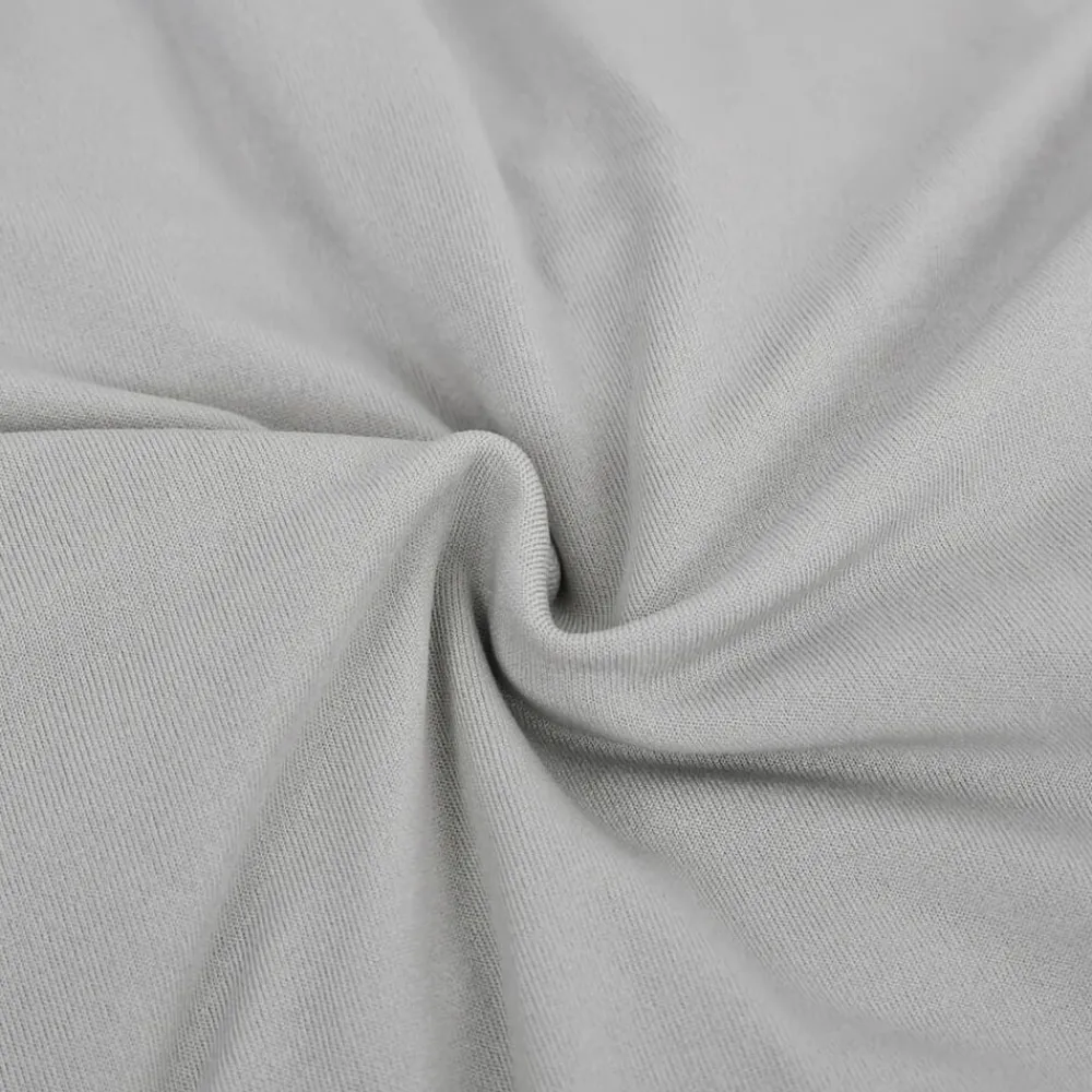 vidaXL Funda elástica para sillón de 3 plazas poliéster jersey Gris Clearance