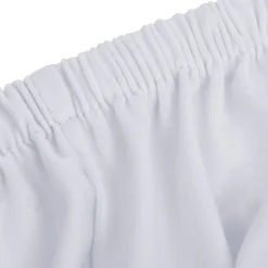 vidaXL Decoración-Funda elástica para sofá de 3 plazas poliéster jersey blanca