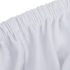 vidaXL Decoración-Funda elástica para sofá de 4 plazas poliéster jersey blanca