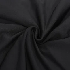 vidaXL Decoración-Funda elástica para sillón de 3 plazas poliéster jersey negra